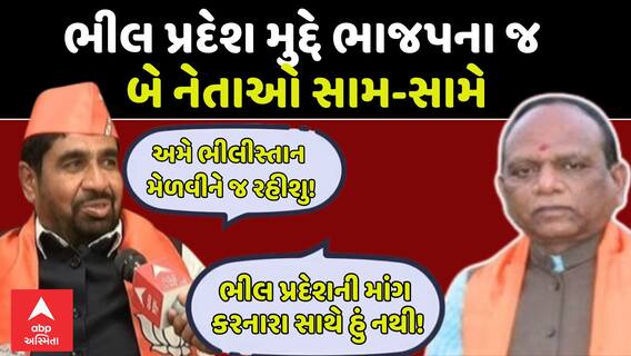 Bhil Pradesh : ભીલ પ્રદેશ મુદ્દે ભાજપના જ બે નેતાઓ સામ-સામે