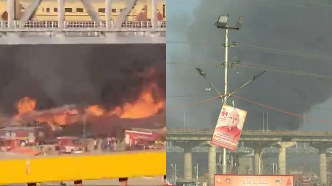 severe fire accident in maha kumbh mela in prayagraj Kumbh Mela 2025: ప్రయాగ్‌రాజ్ మహాకుంభమేళాలో అగ్ని ప్రమాదం - భయంతో పరుగులు తీసిన భక్తులు