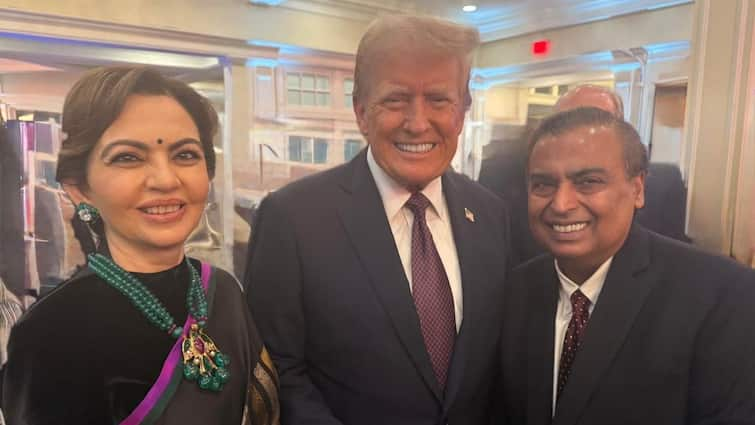 Mukesh Ambani, Nita Ambani Meet US President-Elect Donald Trump Ahead Of His Inauguration