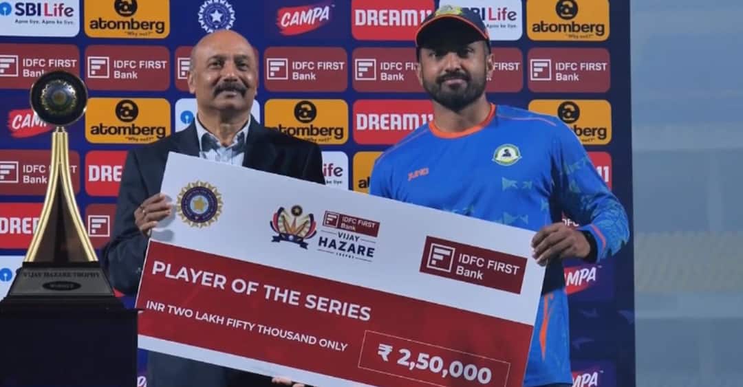 Vijay Hazare Trophy 2024-25: Leading Run-Scorers And Wicket-Takers Vijay Hazare Trophy highest Run Scorers Wicket Takers Arshdeep Singh Vijay Hazare Trophy 2024-25: Leading Run-Scorers And Wicket-Takers