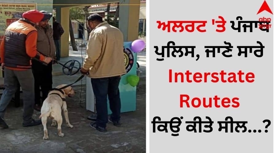 Punjab News: ਅਲਰਟ 'ਤੇ ਪੰਜਾਬ ਪੁਲਿਸ, ਜਾਣੋ ਸਾਰੇ Interstate Routes ਕਿਉਂ ਕੀਤੇ ਗਏ ਸੀਲ ? Punjab Police on alert, know why all Interstate Routes were sealed? Punjab News: ਅਲਰਟ 'ਤੇ ਪੰਜਾਬ ਪੁਲਿਸ, ਜਾਣੋ ਸਾਰੇ Interstate Routes ਕਿਉਂ ਕੀਤੇ ਗਏ ਸੀਲ ?