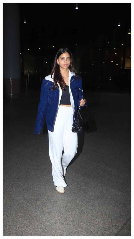 सुहाना खान का एयरपोर्ट लुक वायरल