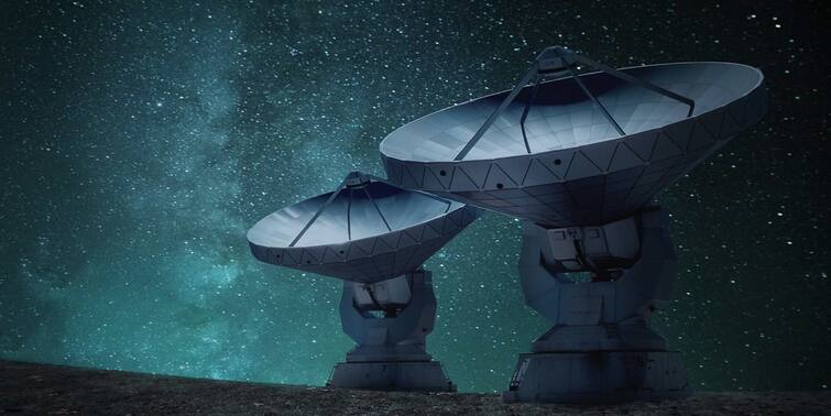 The dish antenna is umbrella shaped, which captures the signals coming from the satellite. These signals are in microwave frequency and come directly from the satellite located in space.