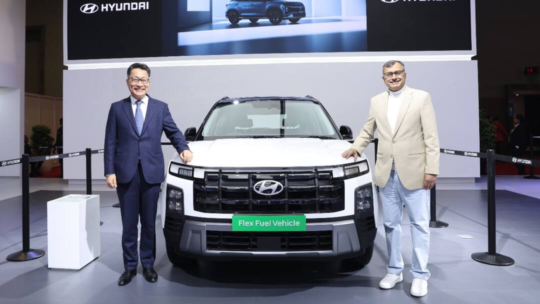 Bharat Mobility Global Expo 2025: Hyundai Creta Flex Fuel Comes With 1.0l Turbo Petrol Engine Auto Expo 2025 Bharat Mobility Global Expo Hyundai Creta Flex Fuel Engine Bharat Mobility Global Expo 2025: Hyundai Creta Flex Fuel Comes With 1.0l Turbo Petrol Engine
