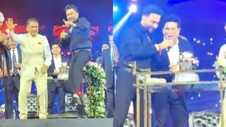 Watch: सुनील गावस्कर ने किया डांस, सचिन तेंदुलकर ने गाया गाना, स्टेज पर जमा माहौल; वीडियो वायरल 