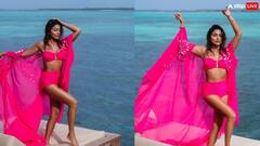 पिंक बिकिनी पहन समंदर किनारे इठलाती दिखीं अजय देवगन की ऑनस्क्रीन बीवी, तस्वीरों ने इंटरनेट पर मचा दिया तहलका