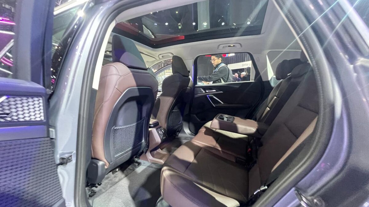 Bharat Mobility Global Expo: BMW iX1 LWB Rear Seat Review