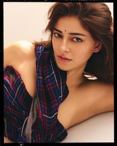 Ananya Panday : శారీ లుక్​లో పడుకొని హాట్ ఫోటోషూట్ చేసిన అనన్య పాండే.. heavenly beautiful అంటోన్న ఫ్యాన్