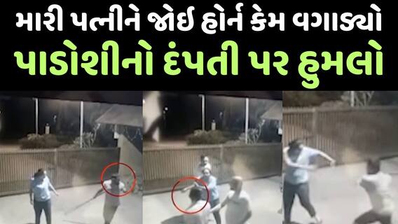 Navsari Crime : મારી પત્નીને જોઇ હોર્ન કેમ વગાડ્યો , પાડોશીએ દંપતી પર કરી દીધો હુમલો