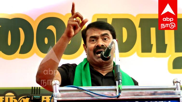 Seeman Photo Edit with Prabhakaran Seeman slipped at a press conference tnn Seeman: பிரபாகரனோடு இருக்கும் போட்டோ எடிட்; சீமான் சொன்ன பதில் என்ன?