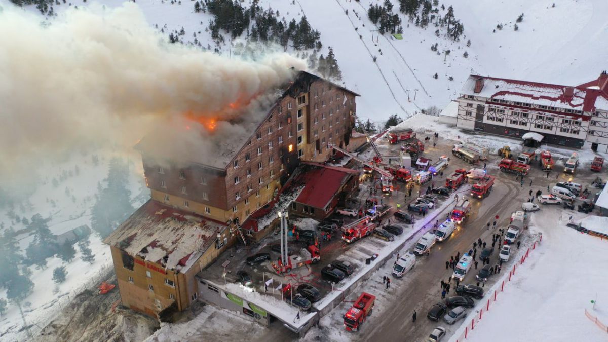 Fire At Turkish Ski Resort Hotel Kills 66 People, 51 Injured