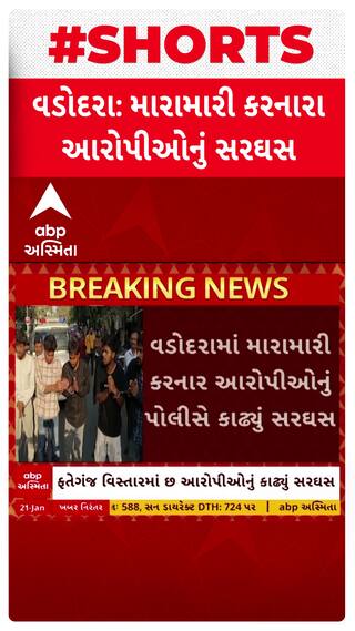 Vadodara News: વડોદરામાં મારામારી કરનાર આરોપીઓનું પોલીસે કાઢ્યું સરઘસ