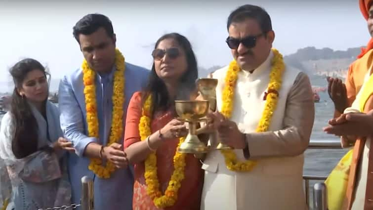 Gautam Adani Offers Prayers At Prayag Sangam, Serves Meals To Devotees At Maha Kumbh Mela