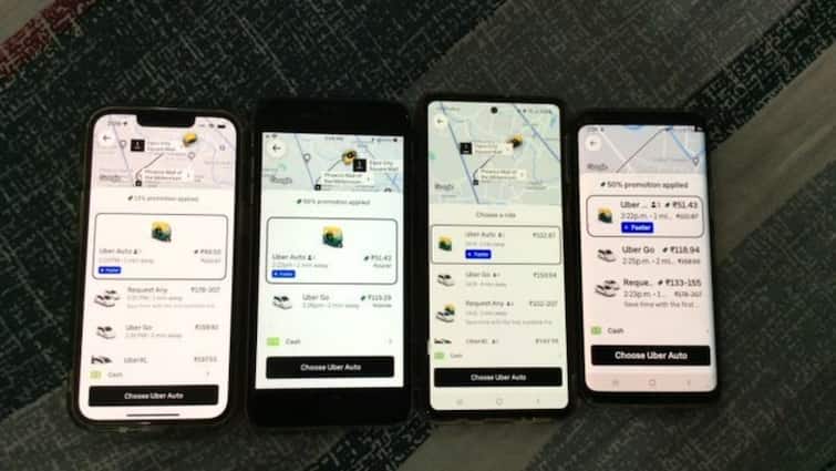 does uber charge more when phone battery is low here is what an experiment shows क्या फोन की बैटरी कम होने पर अधिक किराया लेती है Uber? यूजर के एक्सपेरिमेंट में चौंकाने वाली बात आई सामने