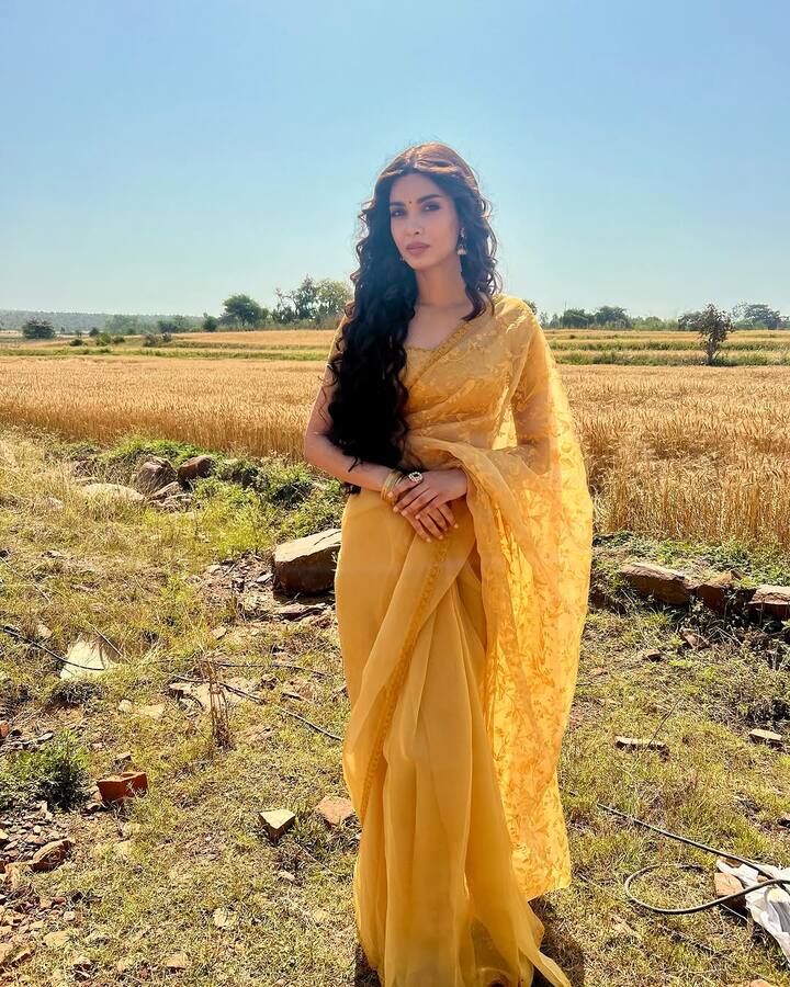 The pictures showcase Diana in various moods and settings, reflecting the intensity and charm of her role in Azaad.