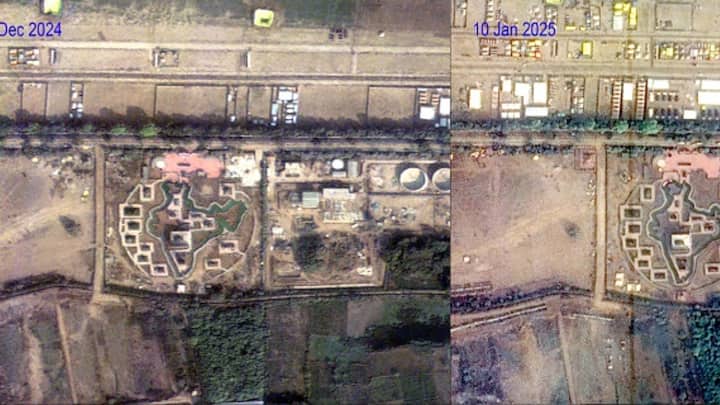 Mahakumbh Satellite Image
