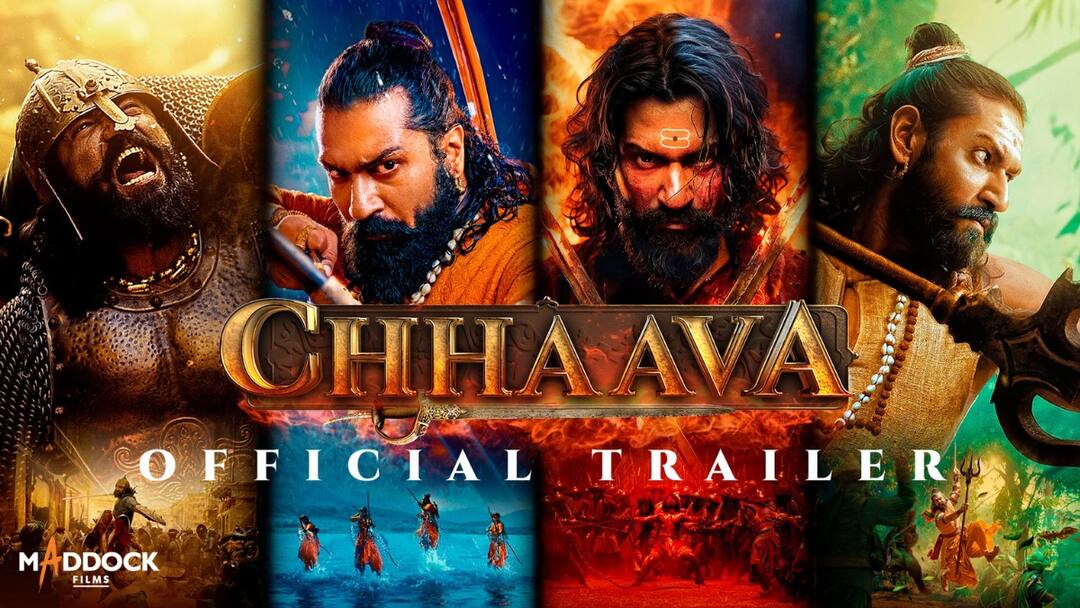 Chhaava Trailer OUT Vicky Kaushal Rashmika mandanna Dinesh Vijan Releasing on 14th Feb Chhava Trailer Out: 'शोर नहीं करता, सीधा शिकार करता है...' संभाजी महाराज के रोल में छाए विक्की कौशल, 'छावा' का ट्रेलर आउट