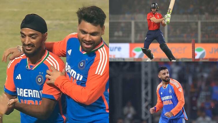 England all out for 132 in 20 overs against India in the opening T20 International in Kolkata IND vs ENG: ભારતીય બોલરોનો તરખાટ, ઇંગ્લેન્ડ 132 રનમાં ઓલઆઉટ