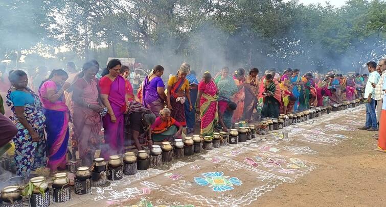 Traditional sevaai pongal program Sivagangai in long time tnn தைப் பொங்கல் தெரியும்.. அது என்ன செவ்வாய் பொங்கல்; சிவகங்கையில் ஓர் பாரம்பரிய நிகழ்ச்சி