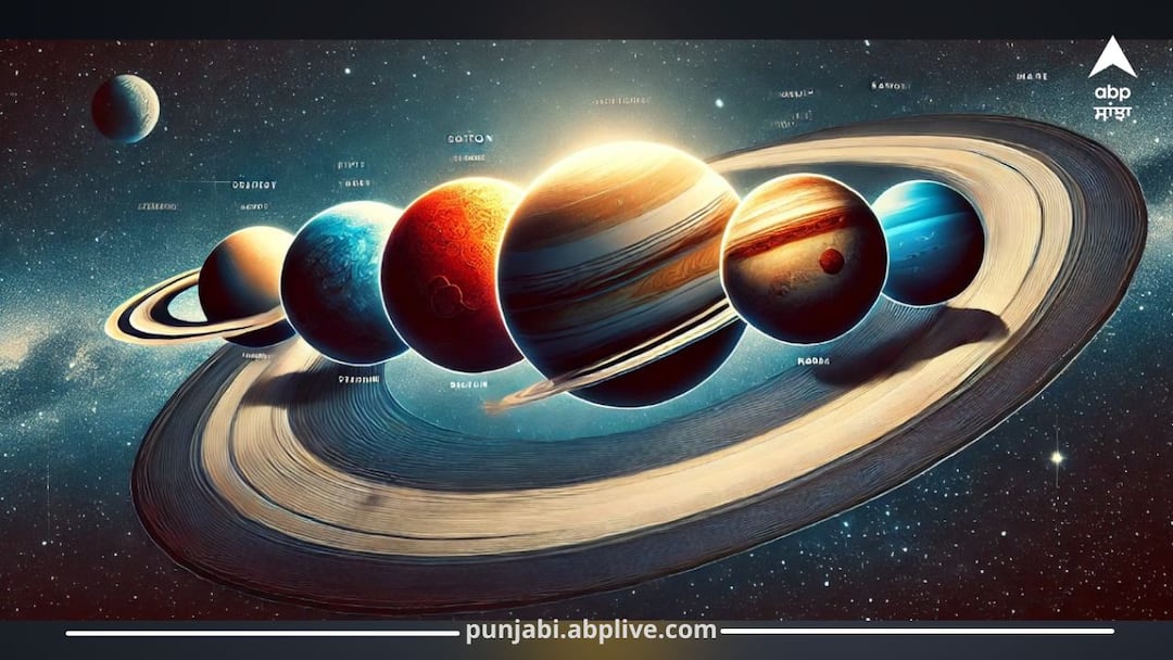 Planetary Parade 2025: ਗਣਤੰਤਰ ਦਿਵਸ ਤੋਂ ਪਹਿਲਾਂ ਅੰਤਰਿਕਸ਼ 'ਚ ਗ੍ਰਹਿਆਂ ਦੀ ਪਰੇਡ, ਇੱਕੋ ਲਾਈਨ 'ਚ ਆਉਣਗੇ ਇਹ 6 ਗ੍ਰਹਿ planetary parade 2025 in india space coincident mars jupiter saturn and these 6th planets seen one line Planetary Parade 2025: ਗਣਤੰਤਰ ਦਿਵਸ ਤੋਂ ਪਹਿਲਾਂ ਅੰਤਰਿਕਸ਼ 'ਚ ਗ੍ਰਹਿਆਂ ਦੀ ਪਰੇਡ, ਇੱਕੋ ਲਾਈਨ 'ਚ ਆਉਣਗੇ ਇਹ 6 ਗ੍ਰਹਿ