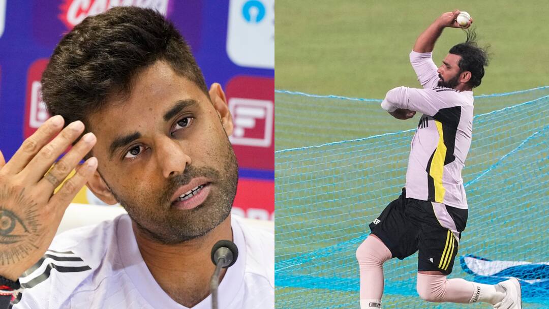 Why Mohammed Shami was not part of Indian playing XI in IND vs ENG 1st T20 captain Suryakumar Yadav revealed मोहम्मद शमी को इंग्लैंड के खिलाफ पहले टी20 में क्यों नहीं मिला मौका? कप्तान सूर्यकुमार यादव ने तोड़ी चुप्पी