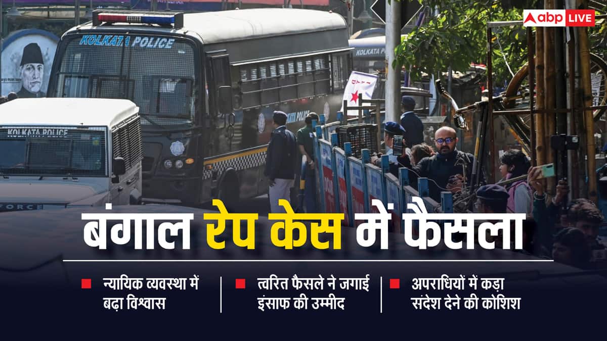 5 महीने में सजा, आजीवन कारावास..., कोलकाता रेप केस में कोर्ट के त्वरित फैसले ने जगाई इंसाफ की उम्मीद