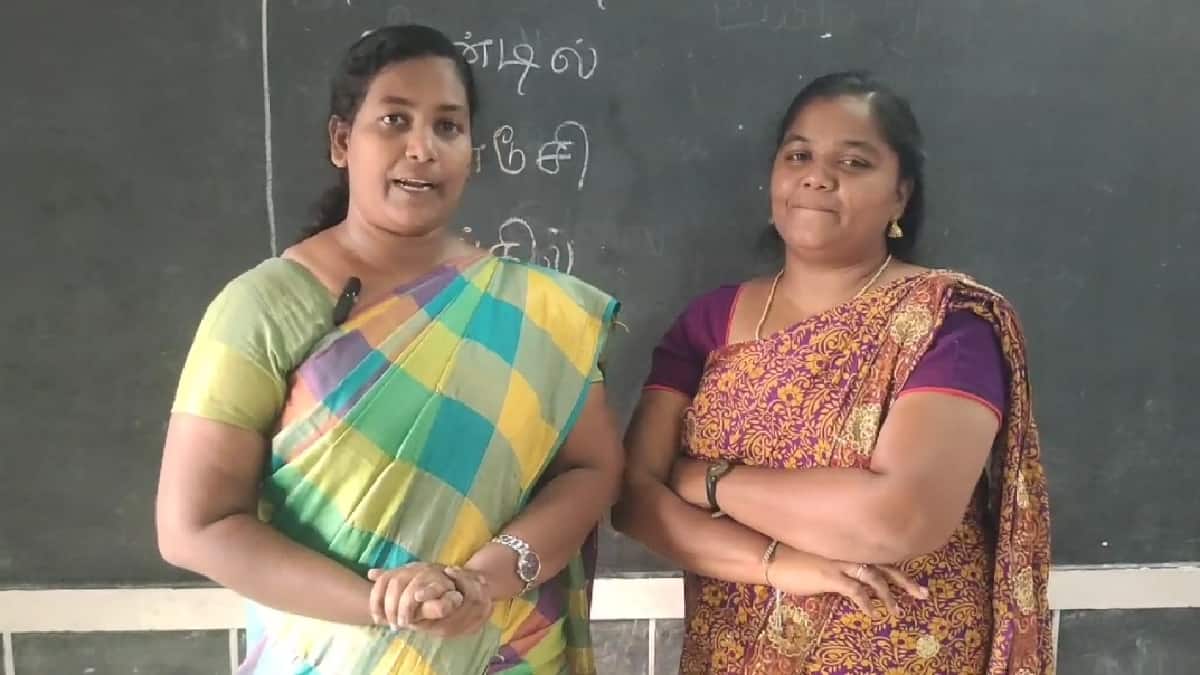 அரசுப்பள்ளியில் ஆர்வத்துடன் தமிழ் மொழி கற்கும் வடமாநில குழந்தைகள் - எங்கு தெரியுமா?