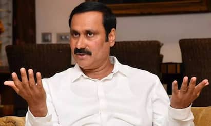 Anbumani says Thirumavalavan was a violation of law and order tnn அத்துமீறு , அடங்க மறு , திருப்பி அடி என்பது சட்டம் - ஒழுங்கு சீர்கேடு  - திருமாவை சாடிய அன்புமணி