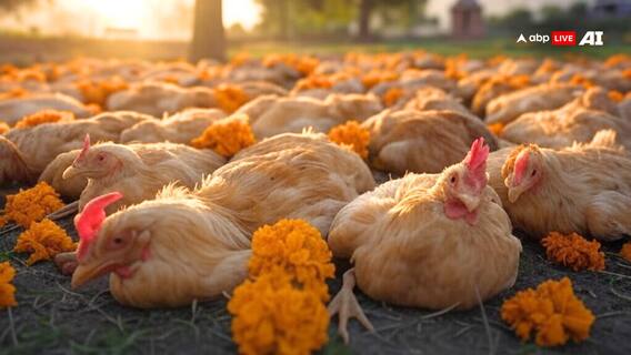 लातूर में बर्ड फ्लू से कौओं की मौत के बाद अब पोल्ट्री फार्म पर असर! मुर्गियों के 4200 चूजे मरे मिले लातूर में बर्ड फ्लू से कौओं की मौत के बाद अब पोल्ट्री फार्म पर असर! मुर्गियों के 4200 चूजे मरे मिले
