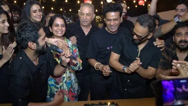 The entire team of 'The Family Man 3' looked supremely happy at the wrap up party.