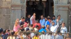 Amit Shah : अमित शाहांनी घेतलं त्र्यंबकेश्वर मंदिर, संत निवृत्तीनाथ महाराज समाधीचं दर्शन; पाहा PHOTOS