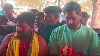 MS Dhoni Seeks Blessing At Maa Dewri Temple Near Ranchi Ahead Of IPL 2025 Season CSK Chennai Super Kings