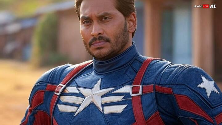 Jagan Mohan Reddy: As Captain America is dedicated to protecting those in need, the former Andhra CM has also shown a similar commitment through his extensive welfare programmes for the downtrodden. (ABP LIVE AI)