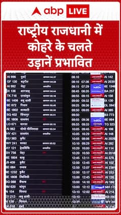 Flights Disrupted in National Capital Due to Dense Fog | ABP News