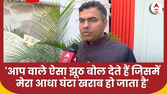 Delhi Election: 'AAP Leaders Lie So Much That It Wastes Half An Hour Of My Time': Parvesh Verma | ABP News