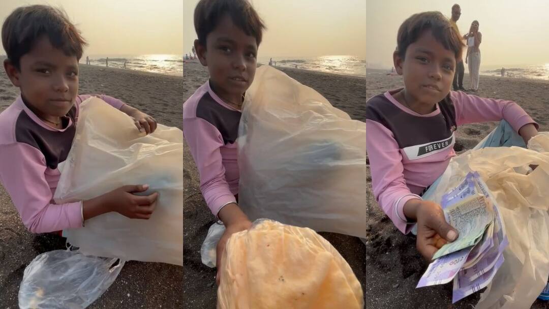 Viral Video : బుడ్డోడే కానీ ఆత్మాభిమానంలో తగ్గేదేలే - అప్పడాలు అమ్మే పిల్లవాడికి ఫ్రీగా డబ్బులిస్తే ఏమన్నాడో తెలుసా.. Papad selling Little boy Replies to influencer goes on Viral Viral Video : బుడ్డోడే కానీ ఆత్మాభిమానంలో తగ్గేదేలే - అప్పడాలు అమ్మే పిల్లవాడికి ఫ్రీగా డబ్బులిస్తే ఏమన్నాడో తెలుసా..