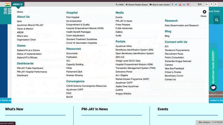 आप घर बैठे इस बात का पता कर सकते हैं. इसके लिए आपको योजना की आधिकारिक वेबसाइट https://pmjay.gov.in/ पर जाकर Menu में से Health Benefits Packages पर क्लिक करना होगा. यहां आपको इलाजों की जानकारी मिल जाएगी.