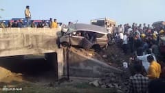 મહાકુંભ જતા અરવલ્લીના પરિવારને નડ્યો અકસ્માત: ઇનોવા કાર ડિવાઇડર સાથે અથડાતા ત્રણના મોત, બે ગંભીર