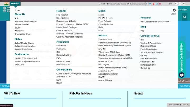 તમે ઘરે બેઠા બેઠા આ જાણી શકો છો. આ માટે, તમારે યોજનાની સત્તાવાર વેબસાઇટ https://pmjay.gov.in/ પર જવું પડશે અને મેનુમાંથી Health Benefits Packages પર ક્લિક કરવું પડશે. અહીં તમને સારવાર વિશે માહિતી મળશે.
