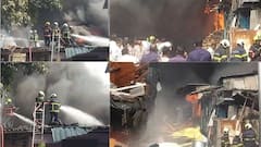 मालाडमध्ये अग्नितांडव! फर्निचर मार्केट जळून खाक, पोलिसांनी खडकपाडा परिसर खाली केला