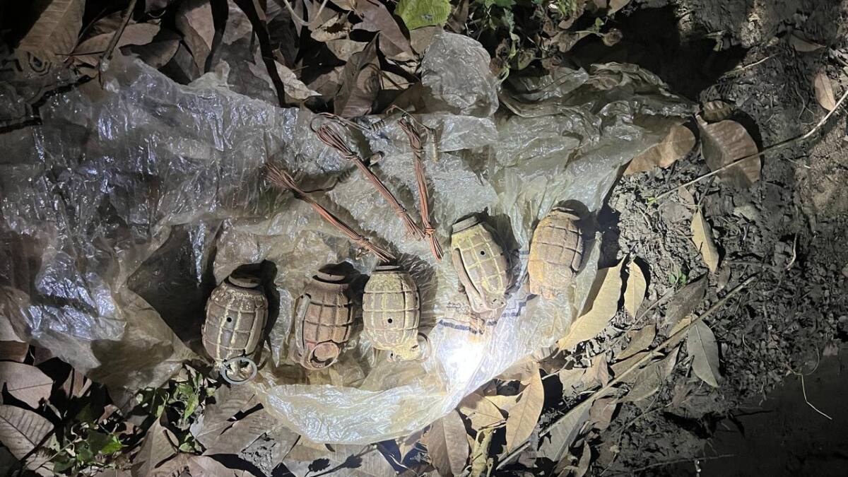 5 Grenades, 3 Detonators Recovered In Assam’s Sonitpur Ahead Of Republic Day