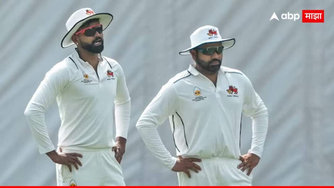 Jammu and Kashmir shock defending champions Mumbai by five wickets in a Ranji Trophy match Rohit Sharma Ajinkya Rahane Yashasvi Jaiswal marathi news J&K beat Mumbai Ranji Trophy : तीन कॅप्टन, 6 आंतरराष्ट्रीय खेळाडू, तरीही मुंबई हरली, रणजी चषकात जम्मू काश्मीरचा दणदणीत विजय
