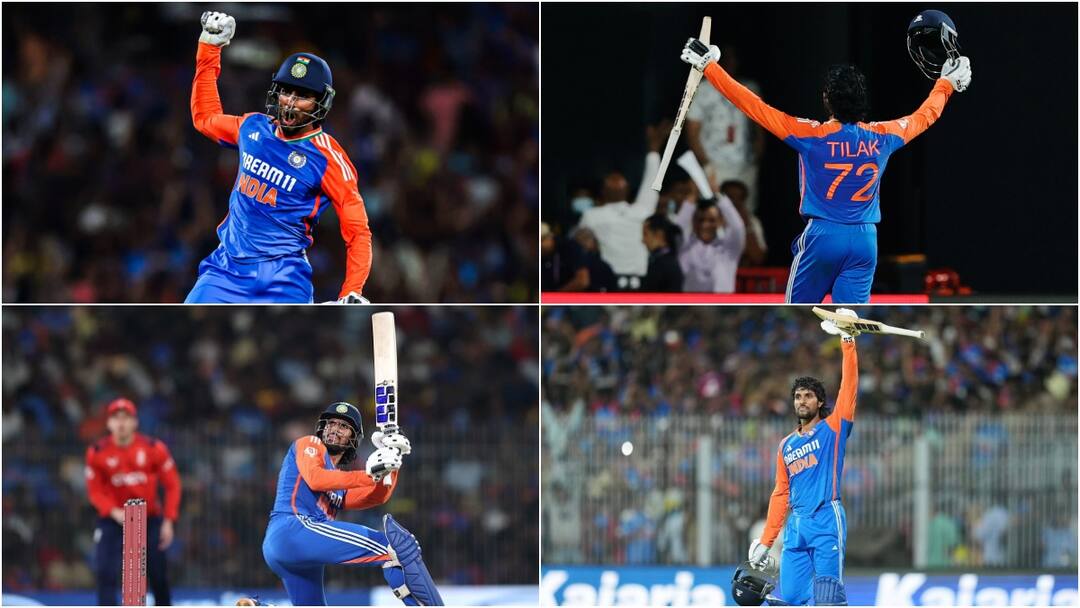 Tilak Varma is closing in on Travis Head for the No 1 spot in ICC T20 Rankings ICC T20 Rankings: తిలక్ వర్మ్ దూకుడు.. నెం.2తో సంచలనం.. టాప్ ర్యాంకుకు అడుగు దూరంలో..  25 ప్లేసులు ఎగబాకిన వరుణ్ చక్రవర్తి