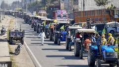 MPS गारंटी, कर्ज माफी, NFSM वापसी की मांग, सयुंक्त किसान मोर्चा ने निकाला ट्रैक्टर मार्च