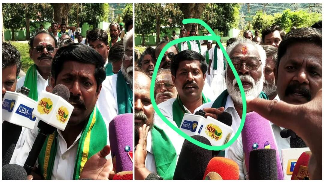 விவசாயிகள் போராட்டத்தில் புகுந்த ப்ரோக்கர்! நிருபரை அடிக்க முயற்சி - தேனியில் நடந்தது இதுதான்