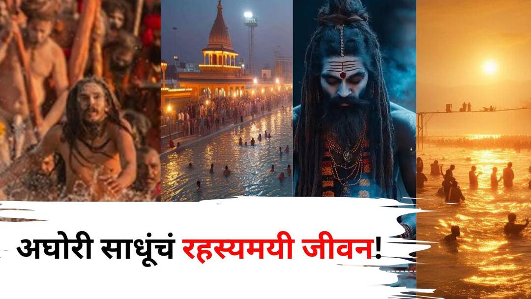 Maha Kumbh 2025: स्मशान साधना.. तंत्रविद्या..अघोरी साधूंचं रहस्यमयी जीवन! अघोरी बनण्याची 'ही' प्रक्रिया जाणून भल्याभल्यांना फुटतो घाम, जाणून घ्या.. Maha Kumbh 2025 Aghori Sadhu Hindu religion marathi news mysterious life of Aghori saints Knowing this process of becoming an Aghori makes the wise break out in a sweat learn about their life Maha Kumbh 2025: स्मशान साधना.. तंत्रविद्या..अघोरी साधूंचं रहस्यमयी जीवन! अघोरी बनण्याची 'ही' प्रक्रिया जाणून भल्याभल्यांना फुटतो घाम, जाणून घ्या..