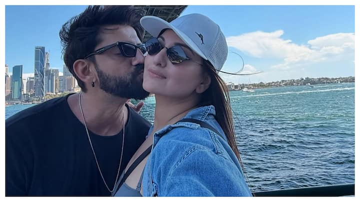 Sonakshi Sinha and Zaheer Iqbal serve couple goals whenever they are spotted together. Recently, the Bollywood couple flew to Sydney to ring in the New Year 2025.