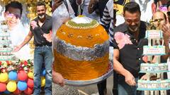 Bobby Deol Birthday: बॉबी देओल के बर्थडे पर बना 12 किलो का स्पेशल लड्डू, एक्टर ने मीडिया संग भी काटा केक, देखें तस्वीरें