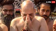 भगवा कपड़े पहन अमित शाह ने संगम में लगाई डुबकी, फिर संतों ने कराया स्नान, देखें तस्वीरें
