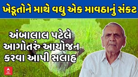 Ambalal Patel Prediction : ખેડૂતોને માથે વધુ એક માવઠાનું સંકટ, અંબાલાલ પટેલની મોટી આગાહી